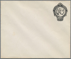 11788 Brasilien - Ganzsachen: 1918 (ca). Essay In Black For Envelope 100r Head Of Liberation To The Right. - Interi Postali