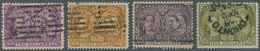 11828 Canada: 1897, Jubilee Issue Complete Simplified Set Of 16 Values ½c. Black To $5 Olive-green Used Wi - Autres & Non Classés