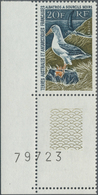 12000 Französische Gebiete In Der Antarktis: 1968, Albatros 20 Fr. Mint Never Hinged From Left Lower Corne - Autres & Non Classés