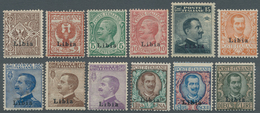 12065 Italienisch-Libyen: 1912, Definitives "Coat Of Arms/Vittorio Emanuele", 1c. To 10l., Complete Set Of - Libyen