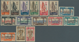 12097 Kamerun: 1915, "Corps Expeditionnaire" Overprints, 1c. To 2fr., Complete Set Of 15 Values In Normal - Kamerun (1960-...)