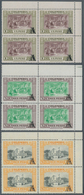 12123 Kolumbien: 1951 Airmail Issue 40 C To 5 P With Imprint "A" On Right Lower Side In Blocks Of Four Fro - Colombia