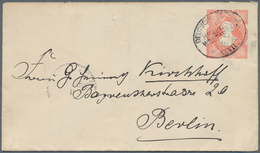 12146 Liberia: 1905, 5 C Carmine Roberts, Postal Stationery Envelope, Sent By DEUTSCHE SEEPOST / LINIE HAM - Liberia