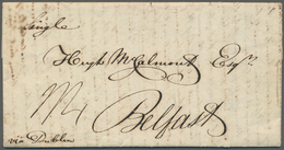 12240 Mexiko: 1828. Stampless Envelope Written From Mexico Dated '24/6/1828' Addressed To 'Hugh McCalmond, - Messico