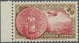 12258 Mexiko: 1934 20 P "Universidad Mexiko" Mint Never Hinged, Perfect Centered And Perforated In Superb - Mexiko