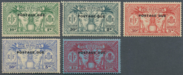 12280 Neue Hebriden - Portomarken: 1925 Edition Of Postage Stamps Printed With "POSTAGE DUE", Some With Br - Portomarken