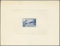 12297 Neukaledonien: 1941, Petain/Noumea Harbour, Epreuve In Ultramarine And Blank Value Field. Maury Refe - Altri & Non Classificati