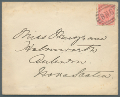 12358 Papua: QUEENSLAND Used In BNG 1894, 2 1/2d Rose QV Used On Cover With 8-bar "BNG" (Port Moresby) To - Papouasie-Nouvelle-Guinée