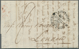 12360 Peru: 1824, Complete Folded Letter Cover From LIMA, Dated August 31th 1824, Forwarded To Buenos Aire - Perù