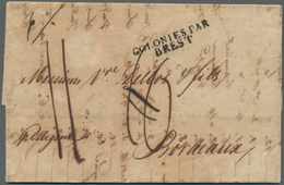 12361 Peru: 1826, Complete Folded Letter Cover From LIMA, Dated July 28th 1826, Sent To Bordeaux In France - Peru