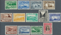 12368 Peru: 1936 AIR Complete Set, Mint Never Hinged, Fresh And Very Fine. (Mi. Ca. 340 ?) - Perù