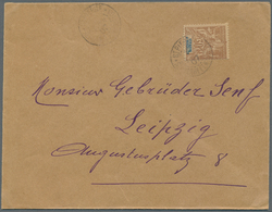 12397 St. Pierre Und Miquelon: 1907, 30c Peace And Commerce As Single Franking To Leipzig, Germany, Fine A - Autres & Non Classés