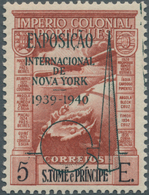 12403 St. Thomas Und Prinzeninsel - Sao Thome E Principe: 1939, World Exhibition, 5e. Red-brown/black Unmo - Sao Tome Et Principe