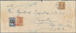 12427 SCADTA - Länder-Aufdrucke: 1926, Letter From USA Franked With 4C. Cancelled By "STEAMSHIP" To Bogota - Avions