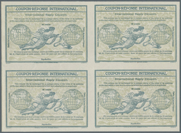 12442 Seychellen: Design "Rome" 1906 International Reply Coupon As Block Of Four 18 C. Seychelles. This Bl - Seychelles (...-1976)