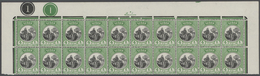 12458 Sudan: 1951, Pictorial Definitives 2m. Stork, 3m. Giraffe And 4m. Baggara Girl All In Blocks Of 20 ( - Sudan (1954-...)