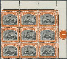 12466 Sudan - Portomarken: 1948, Postage Dues 'Gunboat' 2m. Black/brown-orange Block/9 And 4m. Brown/green - Sudan (1954-...)