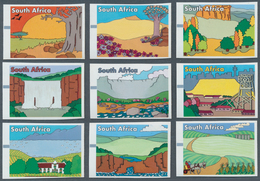 12491 Südafrika - Automatenmarken: 1998, Pictorials, Set Of All Nine Designs "without Value", Unmounted Mi - Affrancature Meccaniche/Frama