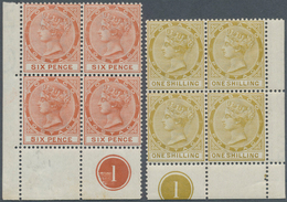 12523 Tobago: 1885/1894, QV Colour Changes And New Values With Crown CA Wmk. Five Different Stamps ½d. Dul - Trindad & Tobago (1962-...)