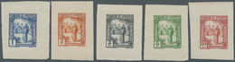 12571 Tunesien: 1931, Definitives "Views Of Morocco", 1c. To 10c. "Local Woman With Water Bin", Five Singl - Tunisia (1956-...)