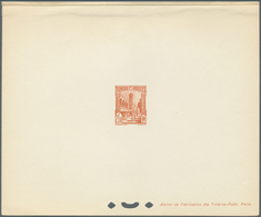 12583 Tunesien: 1940/1948, Definitives "Views Of Tunisia", Design "Halfaouine Mosque", Group Of 17 Epreuve - Tunisie (1956-...)