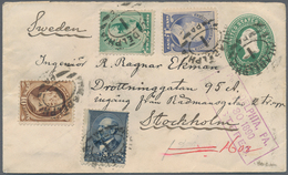 12654 Vereinigte Staaten Von Amerika: 1890, 1+2+5+10 Cent On 2c. Entire Letter, Very Fine And Rare 5color - Sonstige & Ohne Zuordnung