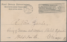 12657 Vereinigte Staaten Von Amerika: 1893, Worlds Fair Chicago: Eleven USA/European (stationery) Envelope - Sonstige & Ohne Zuordnung