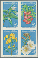 12674 Vereinigte Staaten Von Amerika: 1979, Endangered Flora, Imperforate Se-tenant Block Of Four, Unmount - Other & Unclassified