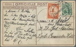 12931 Zeppelinpost Deutschland: 1912, 10 Pfg. Rhein/Main Auf Offizieller Fotokarte "Hessische Prinzen Und - Luft- Und Zeppelinpost