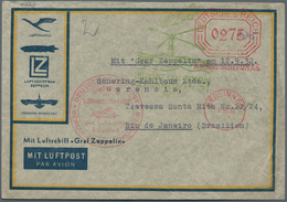 13039 Zeppelinpost Deutschland: 1932: L/ 127/6. SAF/Anschlußflug Berlin: Kab. Freistemplerbrief Der Scheri - Luft- Und Zeppelinpost