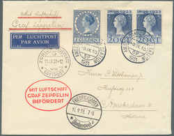 13139 Zeppelinpost Europa: 1931, NIEDERLANDE / Zürichfahrt. Luxusbrief (=Briefe RR!), Abwurf Zürich Mit Mi - Sonstige - Europa