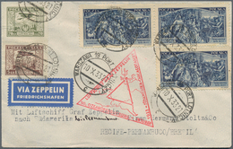 13223 Zeppelinpost Europa: Polen: 1933, Chicagofahrt Mit Anschlussflug Berlin, Brief Aus "WARSZAWA 10.X." - Sonstige - Europa