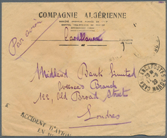 13266 Katastrophenpost: 1929 (Sept. 12). En Route From Casablanca To Toulouse, The Late #648 Crashed Into - Autres & Non Classés