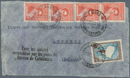 13271 Katastrophenpost: 1937 (Oct. 27). Dakar/France (departure Argentina 23/10), Accident CAP BLANC, Cove - Sonstige & Ohne Zuordnung