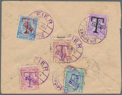 13343 Albanien - Portomarken: 1914: Unfranked Letter From "VLDNE 3.3.1914" To FIER With Complete Set Tax S - Albania