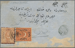 13471E Bulgarien - Stempel: 1872, Folded Envelope From Tirnova Bulgaria To Constantinople, Postage Due 1 Pi - Autres & Non Classés