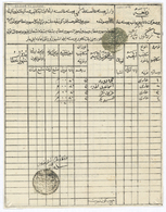 13471G Bulgarien - Stempel: 1849, Prefilatelic Tatar Post Document, From Edirne To Choumen Bulgaria, Tied B - Autres & Non Classés