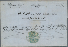 13471K Bulgarien - Stempel: 1859, Prefilatelic Mail, Folded Envelope From ROUSTSCHOUK Bulgaria To Constanti - Autres & Non Classés