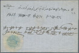 13471L Bulgarien - Stempel: 1862, Prefilatelic Mail, Folded Envelope From ROUSTSCHOUK Bulgaria To Constanti - Sonstige & Ohne Zuordnung