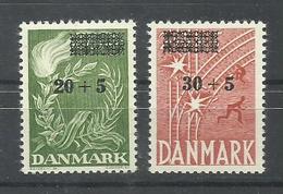 DINAMARCA   YVERT  358/59   MNH  ** - Neufs