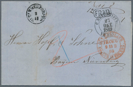 13533 Finnland - Vorphilatelie: 1869, Stampless Folded Letter Cover From TAMMERFORS, 3/11, Along With Boxe - ...-1845 Préphilatélie