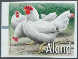 13541 Finnland - Alandinseln: Machine Labels: 2002, Design "Chicken" Without Imprint Of Value, Unmounted M - Aland