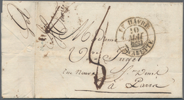 13547 Frankreich - Vorphilatelie: 1832, Letter From Le Havre To Paris, Cancelled "Le Havre 10 Mai 1832 EST - 1792-1815: Départements Conquis