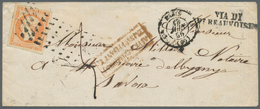 13591 Frankreich: 1855/1856, Mail To Savoy (Kingdom Of Sardinia), Two Covers From Paris To Savoy Each Obli - Oblitérés