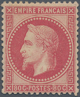 13622 Frankreich: 1862, 80 C. Carmine Rose Single Stamp, Unused Hinged With Original Gum. Michel 1.000,- ? - Gebraucht