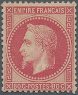 13622 Frankreich: 1862, 80 C. Carmine Rose Single Stamp, Unused Hinged With Original Gum. Michel 1.000,- ? - Oblitérés