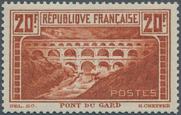 13741 Frankreich: 1929, 20 Fr. Redbrown "chaudron Clair I", Unused Hinged, Very Fine. (Yvert No 262 Aa, 1. - Gebraucht