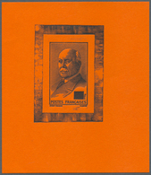 13775 Frankreich: 1942. Typography In Black On Orange Paper For "50fr Marshal Pétain". NON-ISSUED DESIGN B - Oblitérés
