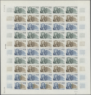 13840 Frankreich: 1966, France. Set Of 2 Different Color Proof Sheets Of 50 For The 30c+10c Value Of The " - Gebraucht