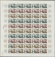 13841 Frankreich: 1966, France. Set Of 2 Different Color Proof Sheets Of 50 For The 30c+10c Value Of The " - Gebraucht